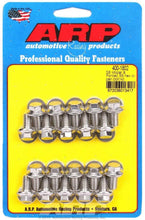 Load image into Gallery viewer, Auto Racing Products Oil Pan Bolt Kit 6pt SS SBM &amp; Pontiac V8