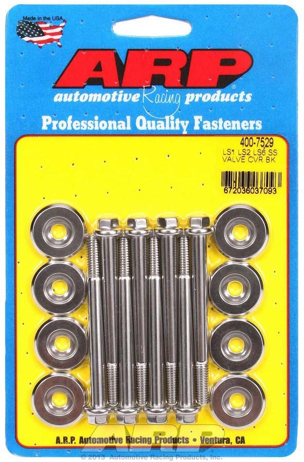 Auto Racing Products Valve Cover Bolt Kit 6pt GM LS1/LS2