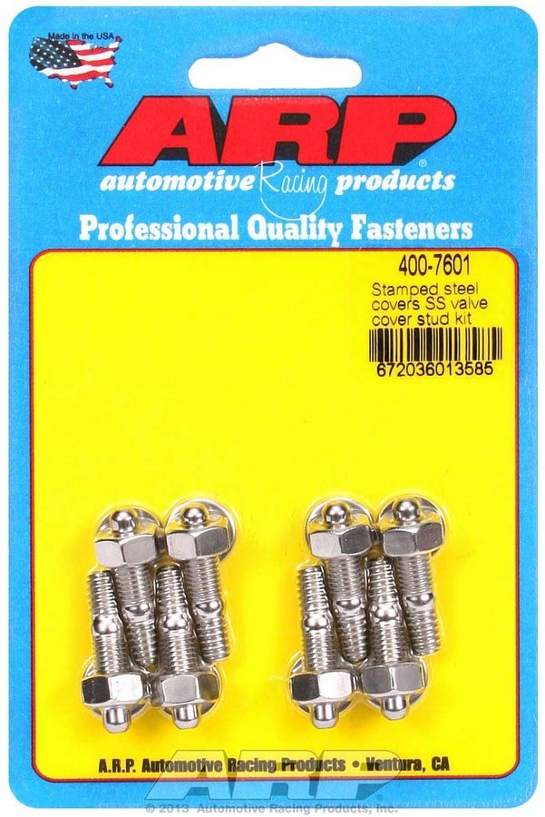 Auto Racing Products S/S Valve Cover Stud Kit 6pt. (8)