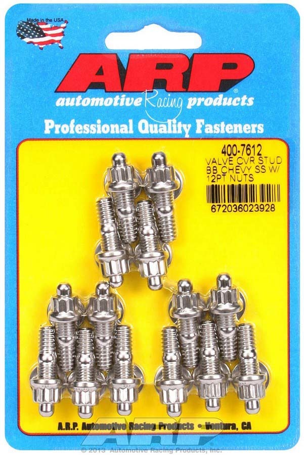 Auto Racing Products S/S Valve Cover Stud Kit 12pt. (14)