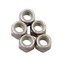 Load image into Gallery viewer, Auto Racing Products S/S 6pt. Fine Nyloc Nuts - 3/8-24 (5)