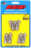 Auto Racing Products S/S Trany Pan Bolt Kit 12pt.