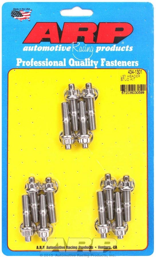Auto Racing Products S/S Header Stud Kit - M8 x 1.750in OAL (12)