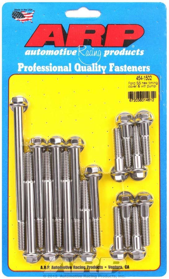 Auto Racing Products SBF S/S T/C & W/P Bolt Kit 6pt.