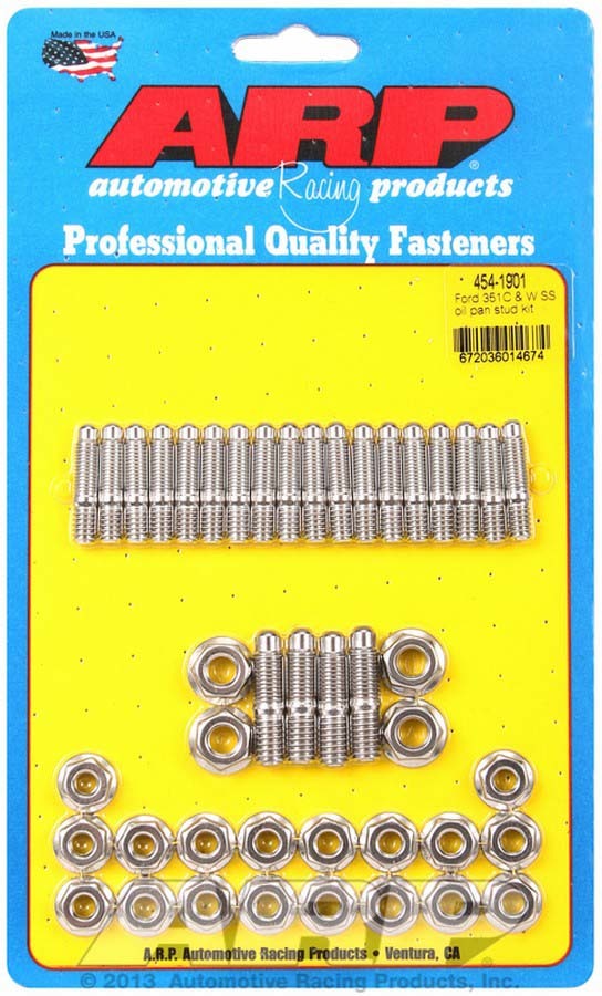 Auto Racing Products Ford S/S Oil Pan Stud Kit