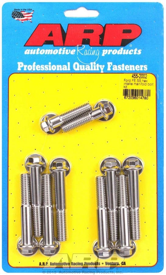 Auto Racing Products BBF S/S Intake Bolt Kit 6pt.