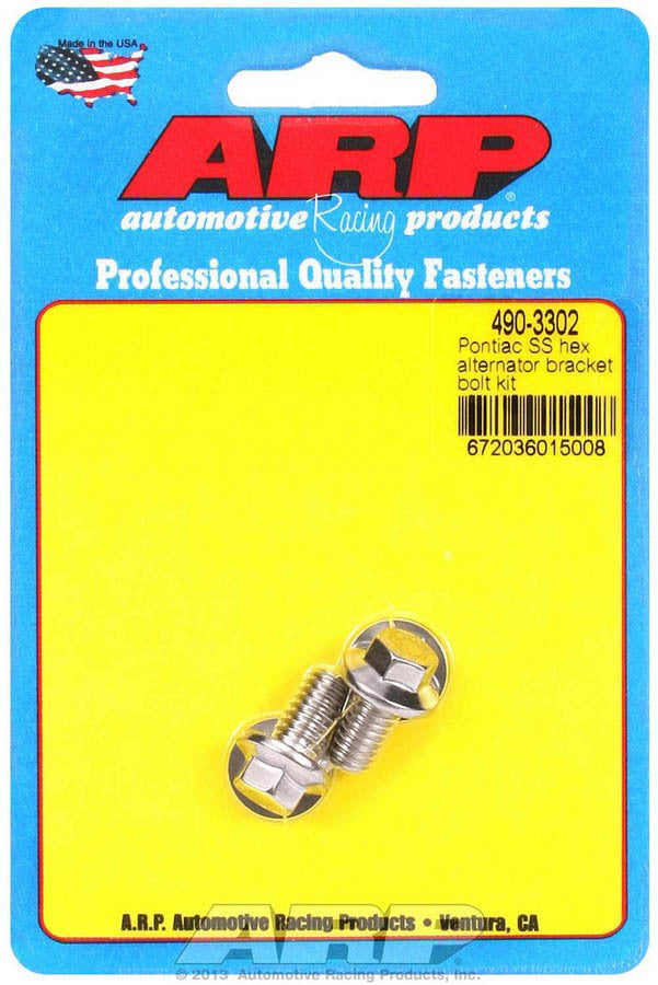 Auto Racing Products Pontiac S/S Alternator Bracket Bolt Kit 6pt.