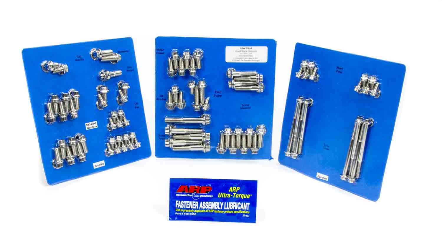 Auto Racing Products SBC S/S Complete Engine Fastener Kit 12pt.