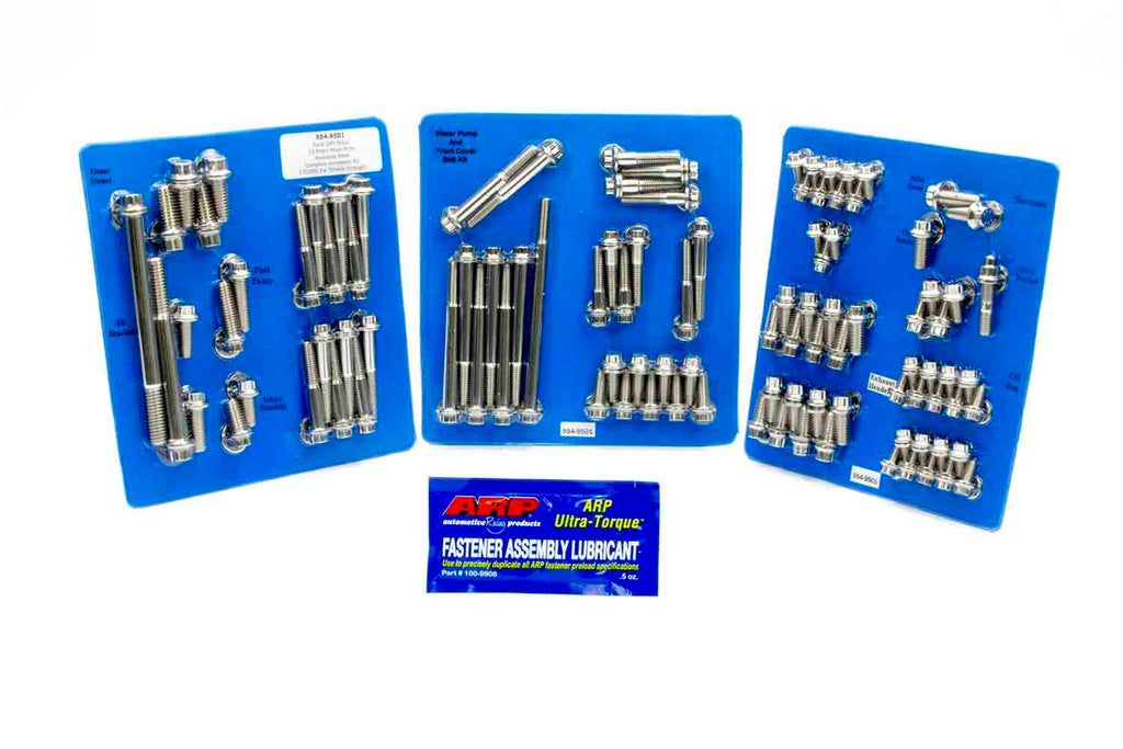 Auto Racing Products SBF S/S Complete Engine Fastener Kit 12pt.