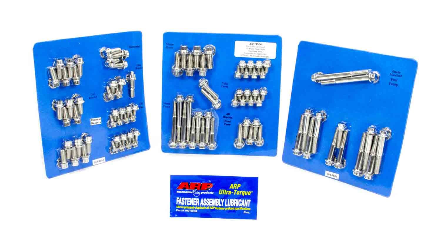 Auto Racing Products SBF S/S Complete Engine Fastener Kit 12pt.