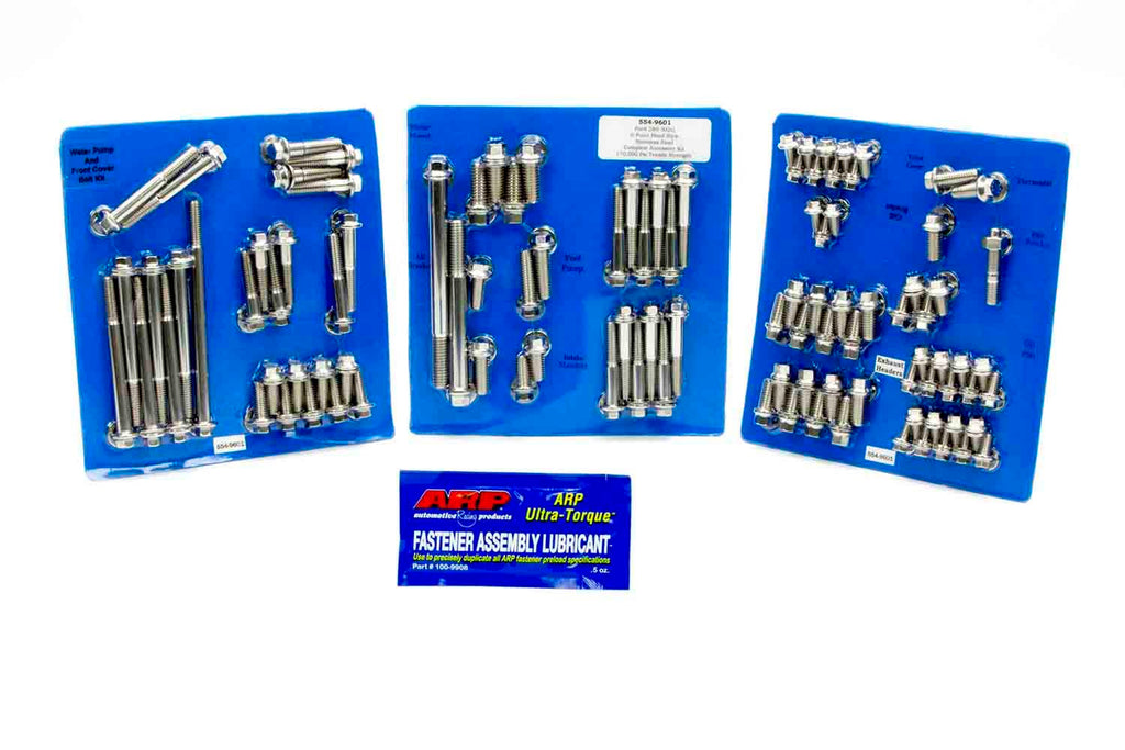 Auto Racing Products SBF S/S Complete Engine Fastener Kit 6pt.