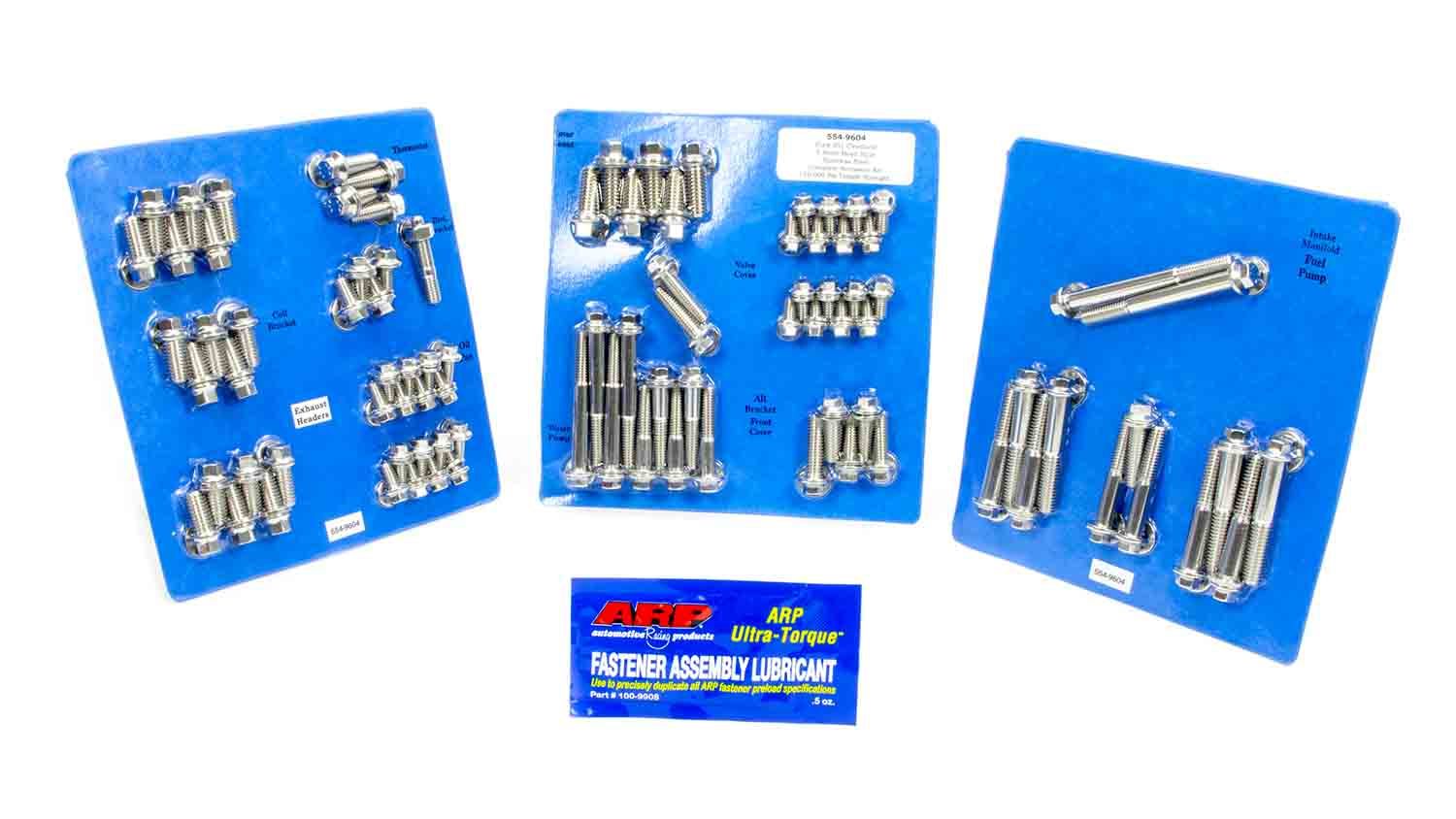 Auto Racing Products SBF S/S Complete Engine Fastener Kit 6pt.