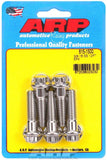 Auto Racing Products S/S Bolt Kit - 12pt. (5) 3/8-16 x 1.500