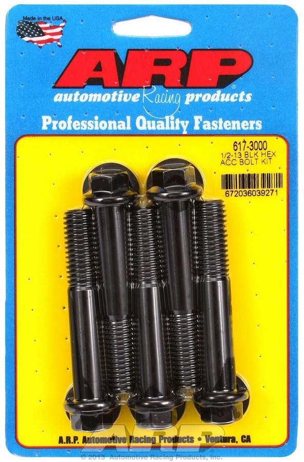 Kit de pernos para productos de carreras de autos: 6 puntos (5) 1/2-13 x 3000