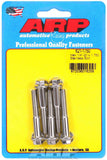 Kit de pernos de acero inoxidable para productos de carreras de autos - 6 puntos (5) 1/4-20 x 1,750