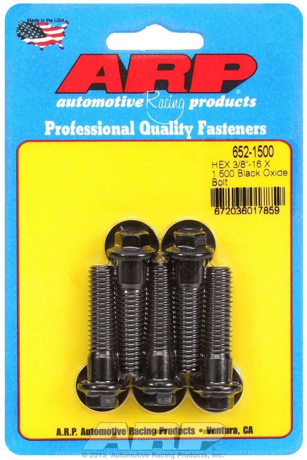 Auto Racing Products Bolt Kit - 6pt. (5) 3/8-16 x 1.500