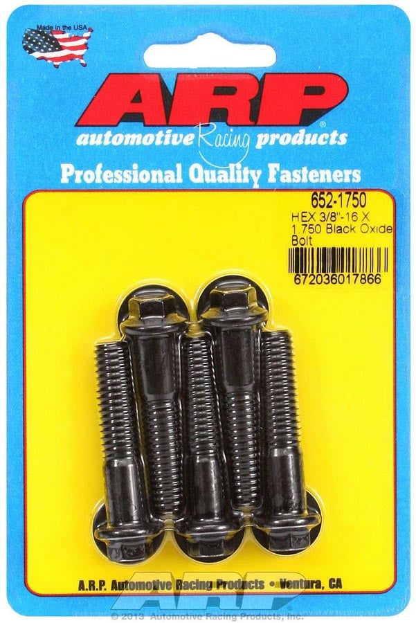 Auto Racing Products Bolt Kit - 6pt. (5) 3/8-16 x 1.750