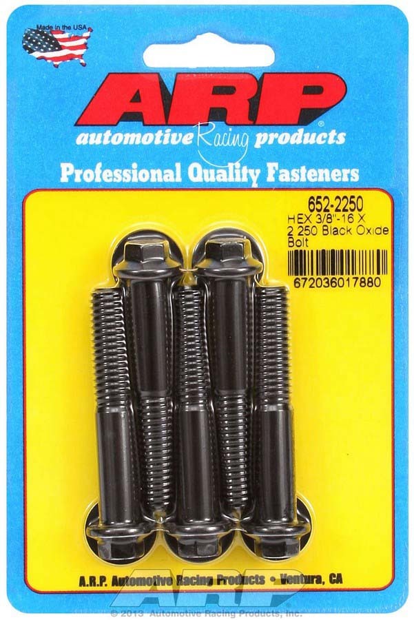 Auto Racing Products Bolt Kit - 6pt. (5) 3/8-16 x 2.250