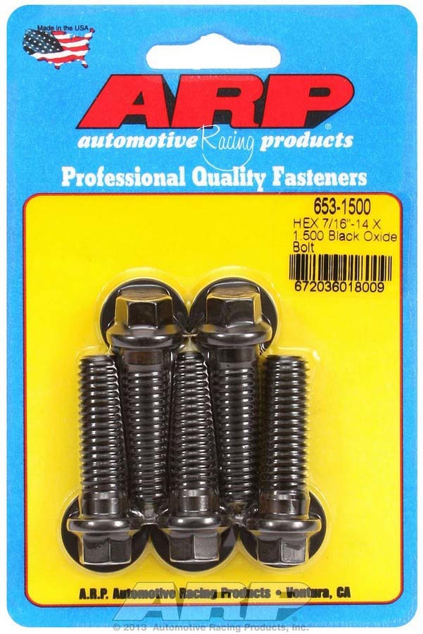 Auto Racing Products Bolt Kit - 6pt. (5) 7/16-14 x 1.500