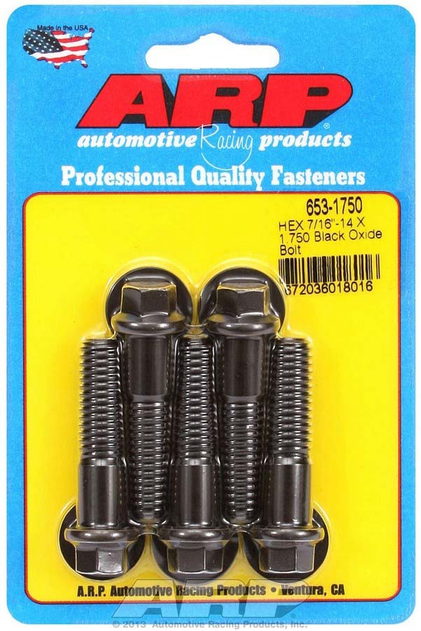 Auto Racing Products Bolt Kit - 6pt. (5) 7/16-14 x 1.750