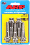 Auto Racing Products S/S Bolt Kit - 12pt. (5) 1/2-13 x 2.000