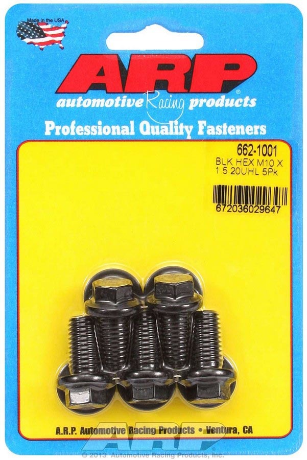 Auto Racing Products Bolt Kit - 6pt. (5) 10mm x 1.5 x 20mm