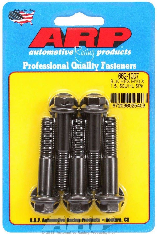 Auto Racing Products Bolt Kit - 6pt. (5pk) 10mm x 1.5 x 50mm