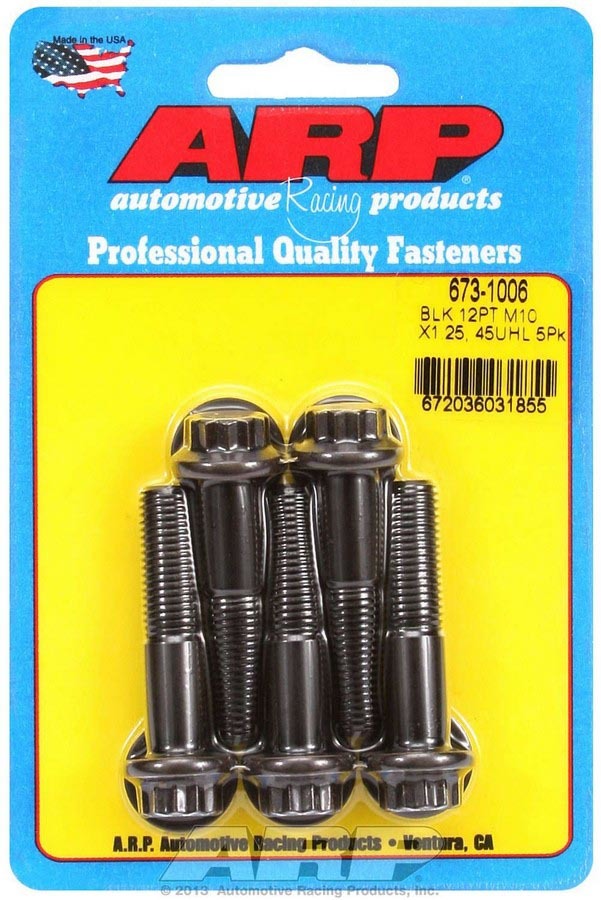 Kit de pernos para productos de carreras de autos: 12 piezas, 5 unidades, 10 mm x 1,25 x 45 mm