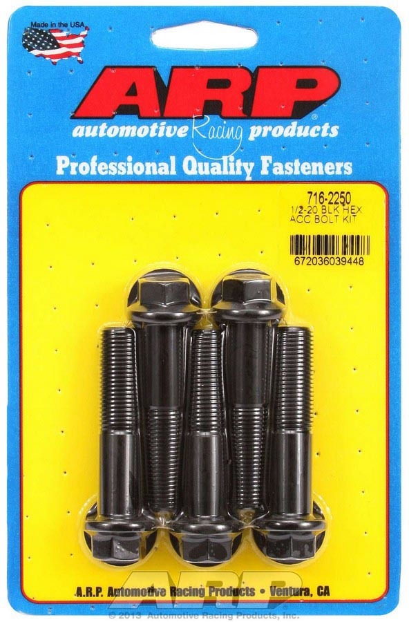 Auto Racing Products Bolt Kit - 6pt. (5pk) 1/2-20 x 2.250