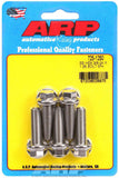 Auto Racing Products S/S Bolt Kit - 6pt. (5) 3/8-24 x 1.250