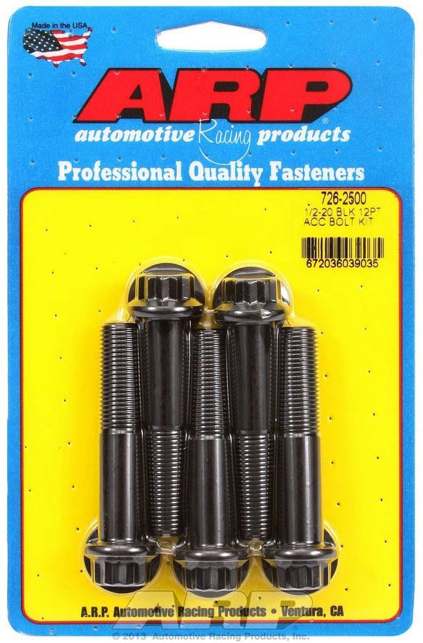 Auto Racing Products Bolt Kit - 12pt. (5pk) 1/2-20 x 2.500