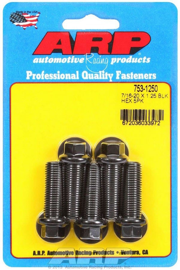 Auto Racing Products Bolt Kit - 6pt. (5) 7/16-20 x 1.250