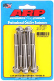 Kit de pernos de acero inoxidable de 6 puntos de 8 mm x 1,25 x 65 mm de Auto Racing Products, paquete de 5