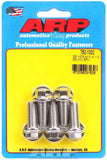 Kit de pernos de acero inoxidable para productos de carreras de autos - 6 puntos (5) 10 mm x 1,5 x 25 mm