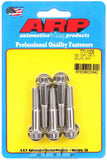 Kit de pernos de acero inoxidable para productos de carreras de autos: 12 puntos (5) 8 mm x 1,25 x 40