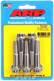 Auto Racing Products S/S Bolt Kit - 12pt. (5) 10mm x 1.5 x 50mm