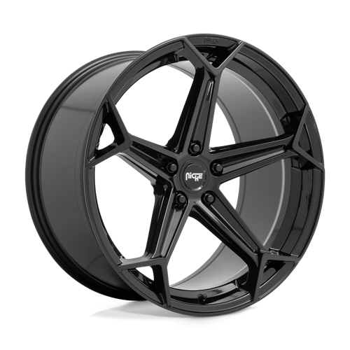 NICHE Arrow M258 20x10.5 5x114.3 Gloss Black Wheel — 30mm Offset