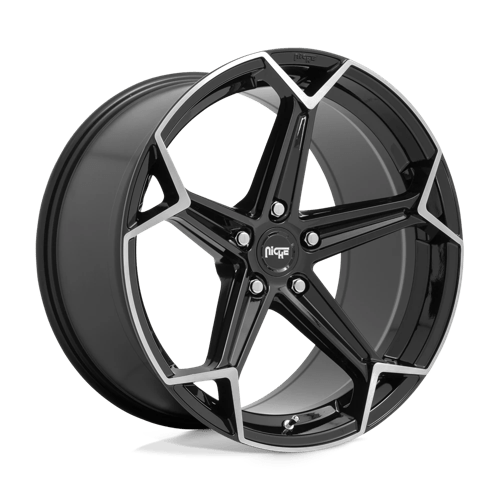 NICHE M259 20x9 5x115 Gloss Black Brushed Wheel 18mm Offset — Bold Look & Performance