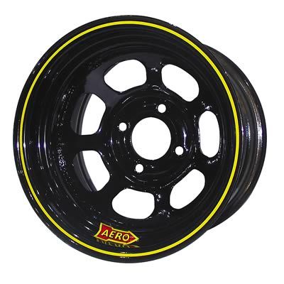 Aero Race Wheels 13x8 4in. 4.00 Black