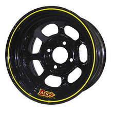 Cargar imagen en el visor de la galería, Aero Race Wheels 13x8 4in. 4.00 Black