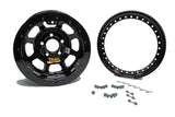 Aero Race Wheels 13x8 3in. 4.00 Black Beadlock