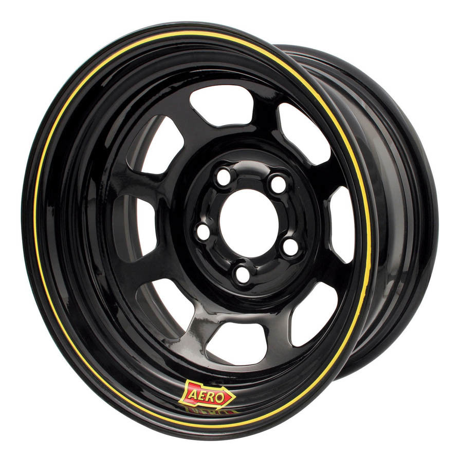 Aero Race Wheels 15x7 2in. 4.50 Black