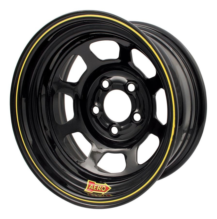 Aero Race Wheels 15x7 2in. 4.75 Black