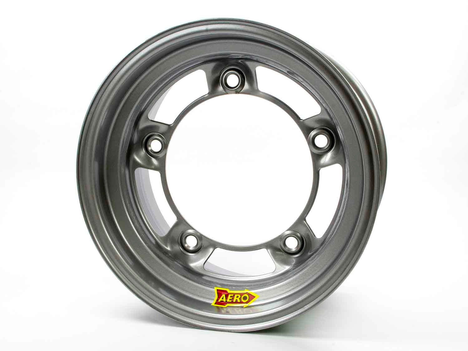 Aero Race Wheels 15X8 5in. Wide 5 Silver