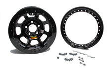 Load image into Gallery viewer, Aero Race Wheels 15x8 2in 5.00 Black w/ Black Ring