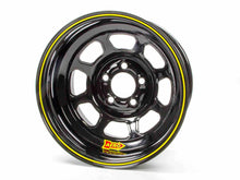 Cargar imagen en el visor de la galería, Aero Race Wheels 15x8 2in 5.00 Black Spun Extreme Bead