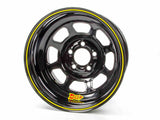 Aero Race Wheels 15x8 2in 5.00 Black Spun Extreme Bead