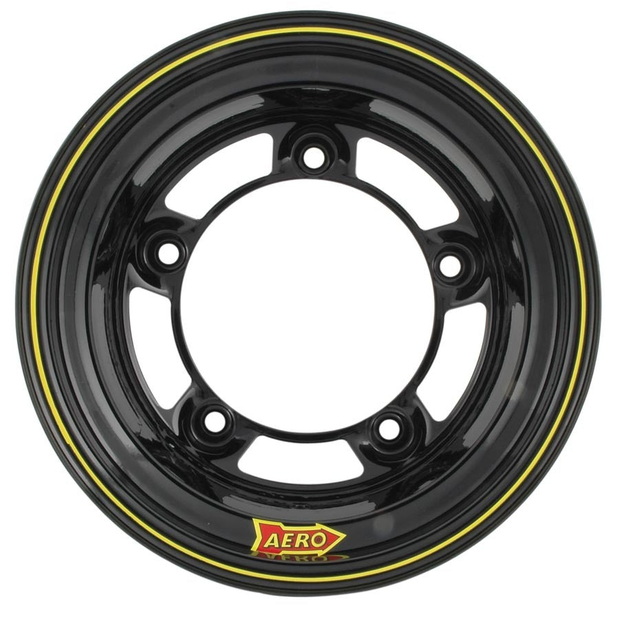 Aero Race Wheels 15x10 4in Wide 5 Black