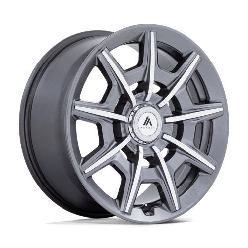 Asanti Black AB41 20x10.5 Gloss Anthracite Machined Wheel 5x112/120 38mm Offset