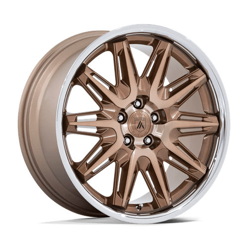 Asanti Black AB047 20x10.5 5x4.5 Bronze Machined Wheel — Fits Sport Coupes
